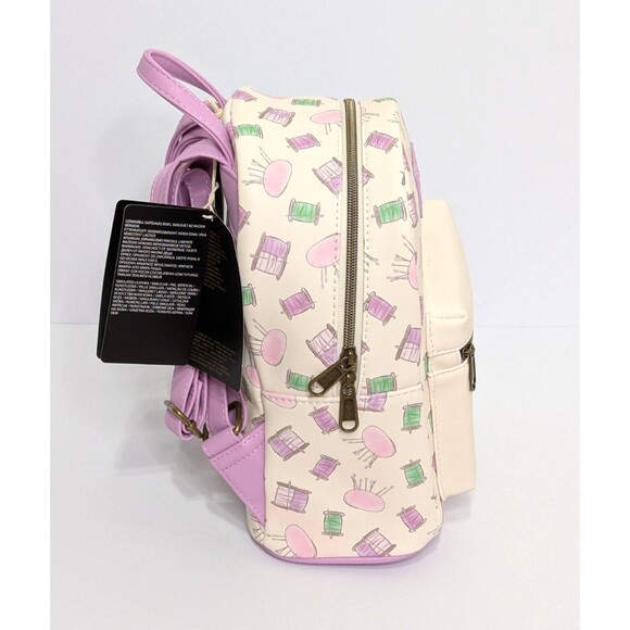 Loungefly Disney Tangled Pascal Sewing All Over Print Mini Backpack New main image 4